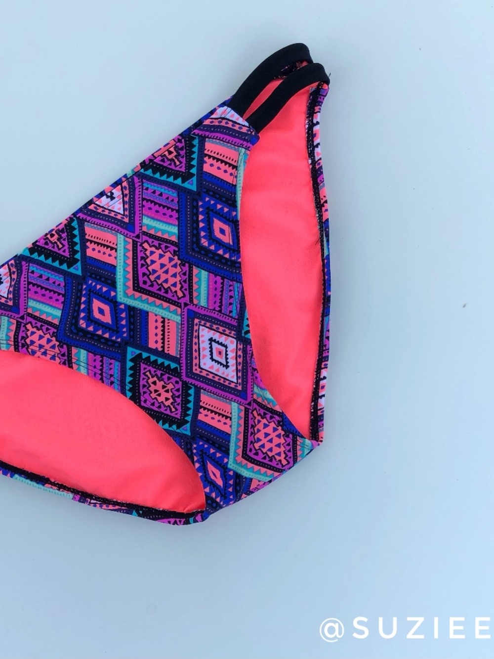 Xhilaration Boho Print Strappy Bikini Bottoms M